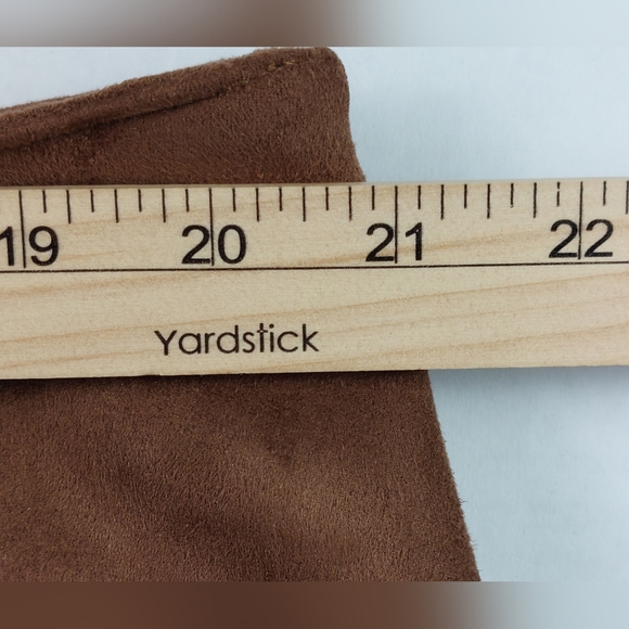 Chaps Skirt Womens Size 20W Fall DNM 2 Brown Back Slit Stretch NWT $86.00 - Picture 3 of 12